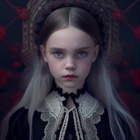 哥特风小萝莉写真图片